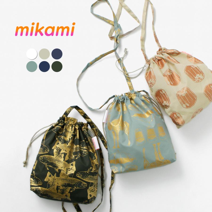 MIKAMI（ミカミ） プリントナイロン ドローストリングバッグ / ショルダーバッグ アニマル スウィーツ ナイロン 2WAY | ブランド登録なし