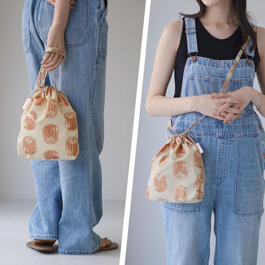 MIKAMI（ミカミ） プリントナイロン ドローストリングバッグ / ショルダーバッグ アニマル スウィーツ ナイロン 2WAY | ブランド登録なし | 09