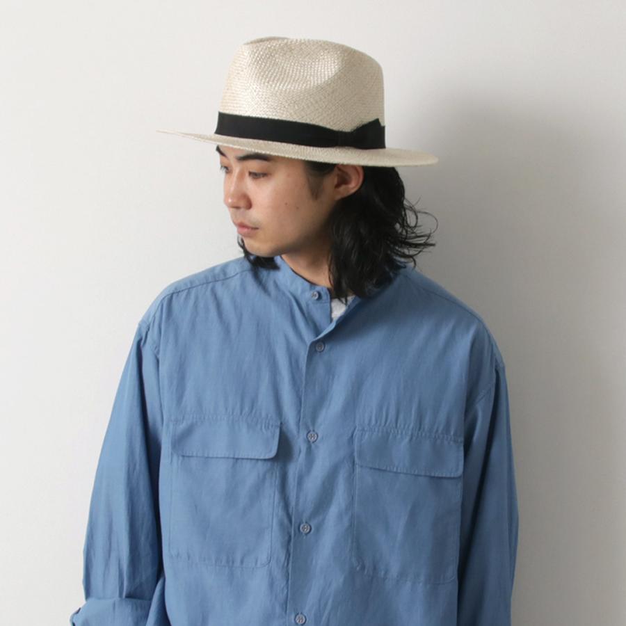 HIGHER（ハイアー） 剣麻草 ワイドブリム フェドラハット / メンズ 帽子 日本製 T.W. KENMA WIDE BRIM FEDORA | HIGHER（ファッション） | 05