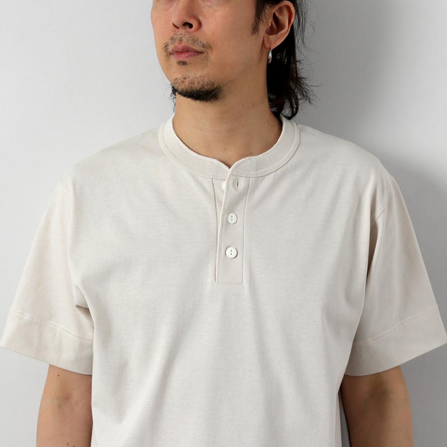 HEALTHKNIT（ヘルスニット）×RAG 別注 ヘンリーネックTシャツ オープンエンド ドライジャージ 抗菌 防臭加工 速乾 / メンズ | Healthknit | 15