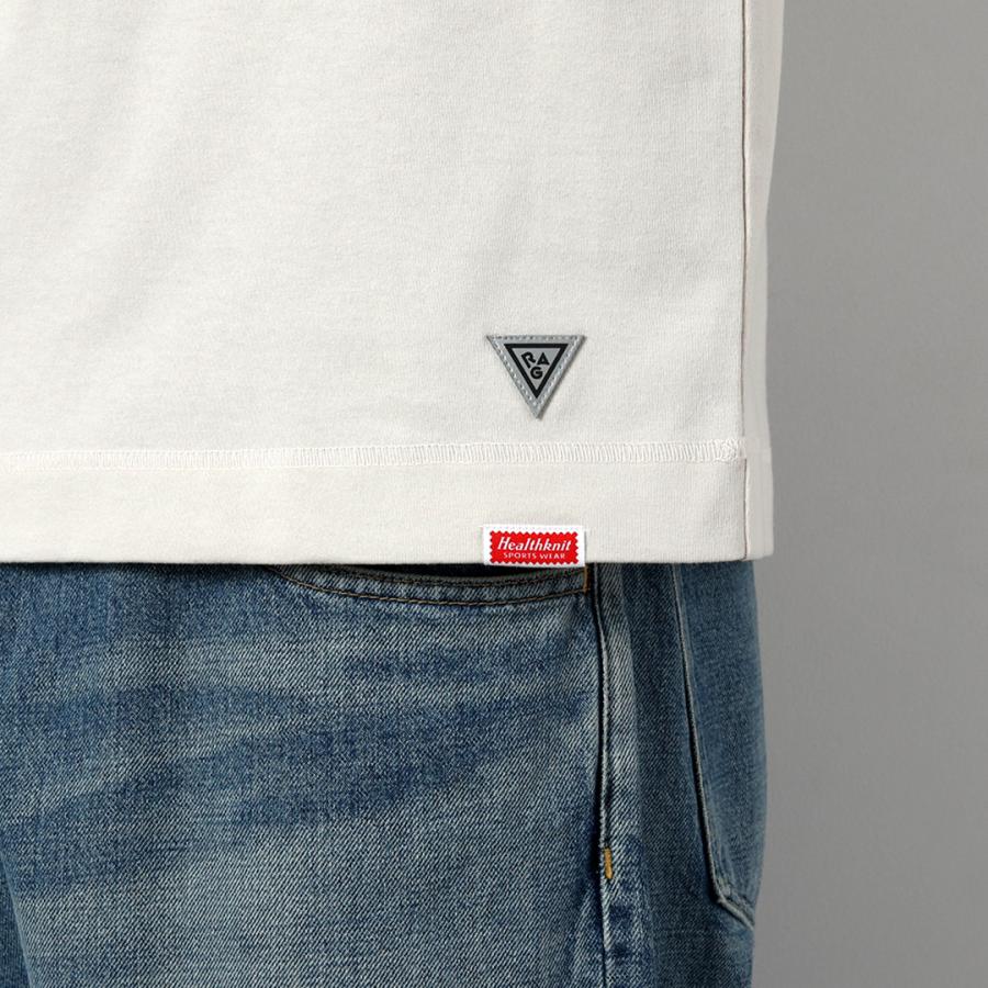 HEALTHKNIT（ヘルスニット）×RAG 別注 ヘンリーネックTシャツ オープンエンド ドライジャージ 抗菌 防臭加工 速乾 / メンズ | Healthknit | 17