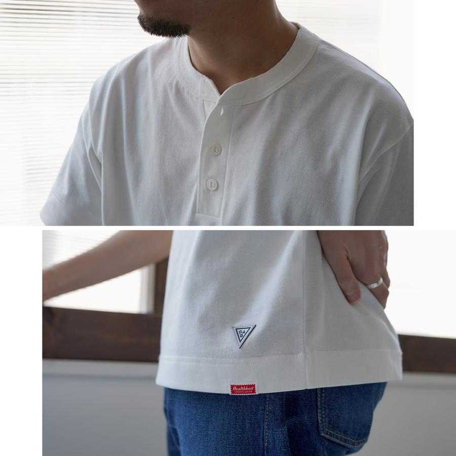 HEALTHKNIT（ヘルスニット）×RAG 別注 ヘンリーネックTシャツ オープンエンド ドライジャージ 抗菌 防臭加工 速乾 / メンズ | Healthknit | 08