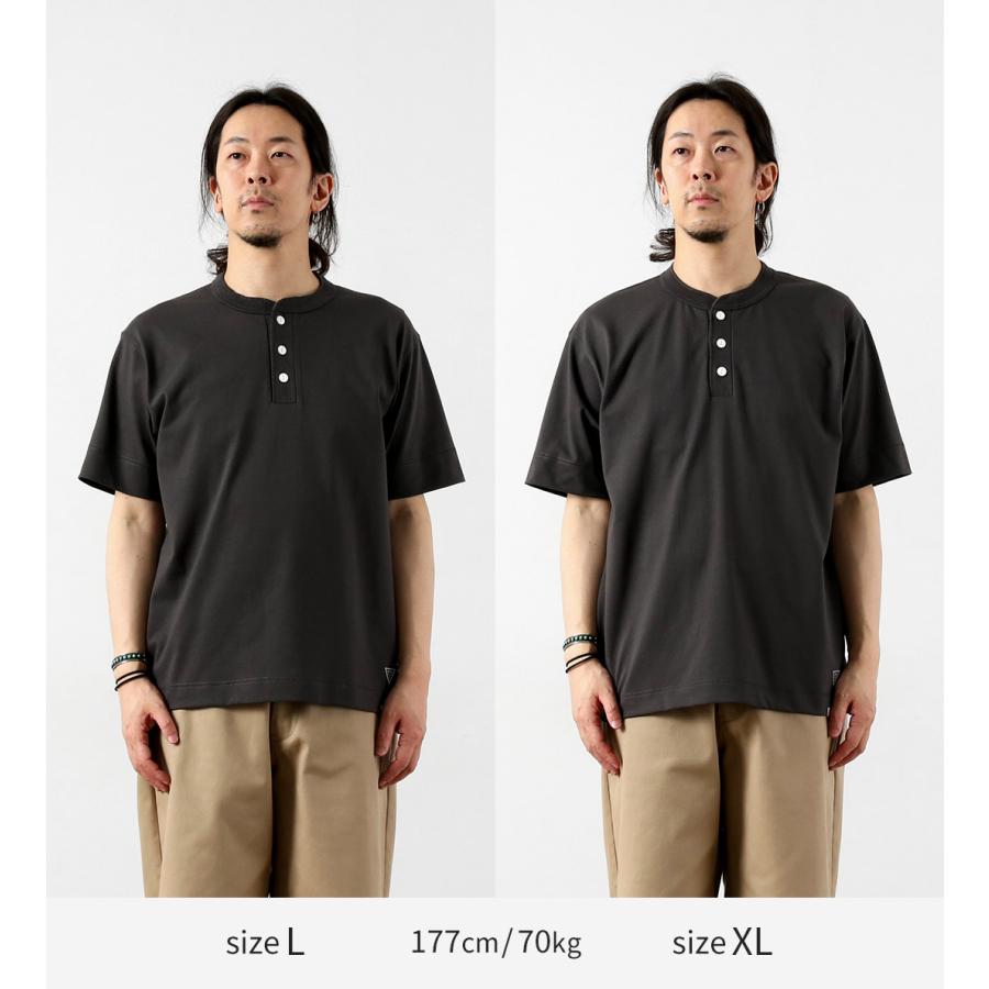 HEALTHKNIT（ヘルスニット）×RAG 別注 ヘンリーネックTシャツ オープンエンド ドライジャージ 抗菌 防臭加工 速乾 / メンズ | Healthknit | 11