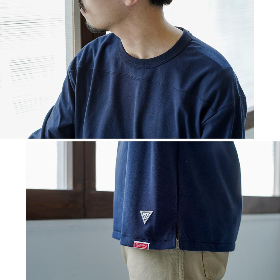 HEALTHKNIT（ヘルスニット）×RAG 別注 フットボールTシャツ オープンエンド ドライジャージ 抗菌 防臭加工 / 半袖 | Healthknit | 10
