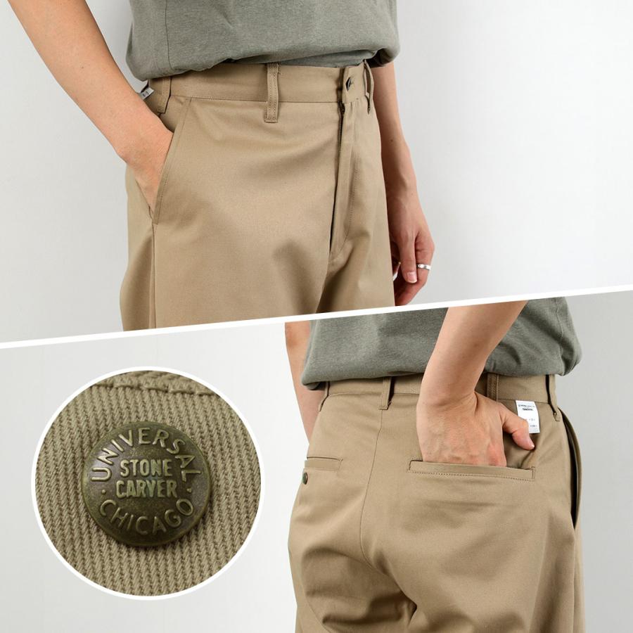 UNIVERSAL OVERALL（ユニバーサルオーバーオール） ヘリテージ T/C ボリューム トラウザー / メンズ チノパン | UNIVERSAL OVERALL | 16