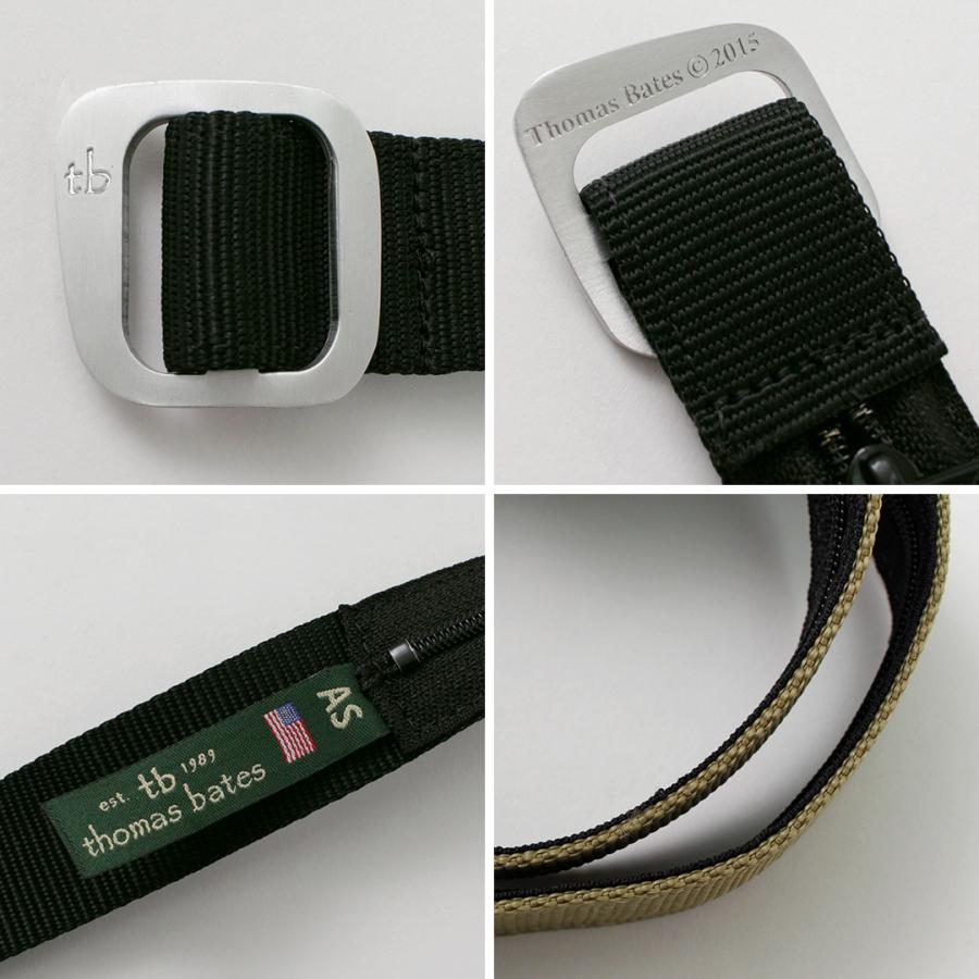 THOMAS BATES（トーマス ベイツ） マネーベルト / メンズ 穴なし 3cm幅 ナイロン 非金属 トラベル 旅行 空港 Dakota Money |  | 15