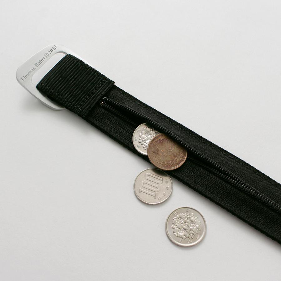 THOMAS BATES（トーマス ベイツ） マネーベルト / メンズ 穴なし 3cm幅 ナイロン 非金属 トラベル 旅行 空港 Dakota Money |  | 11