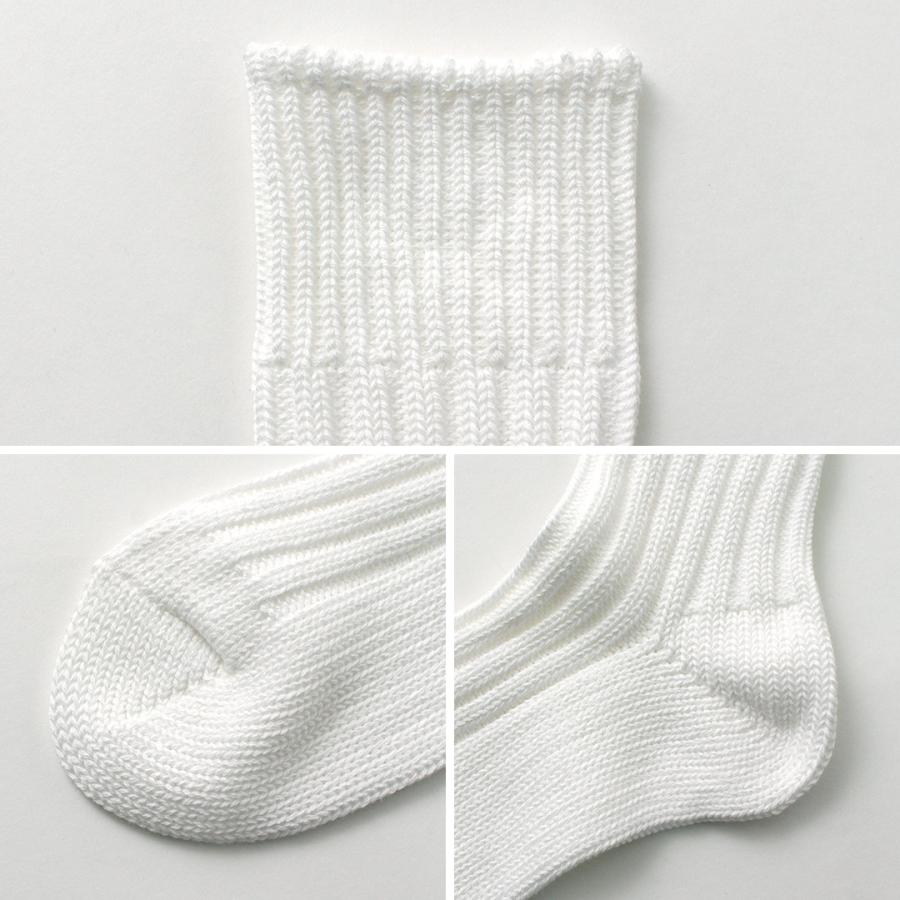 DECKA QUALITY SOCKS（デカ） ヘビーウエイト プレーン クルーソックス / メンズ 靴下 厚手 無地 SHOWATABE | decka Quality socks | 15