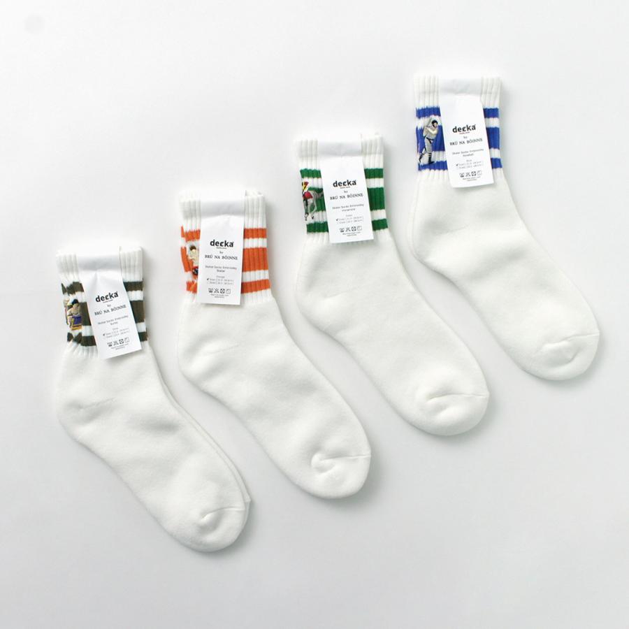 DECKA QUALITY SOCKS（デカ） 刺繍 スケーターソックス / メンズ レディース ユニセックス 靴下 SHOWATABE | decka Quality socks | 06