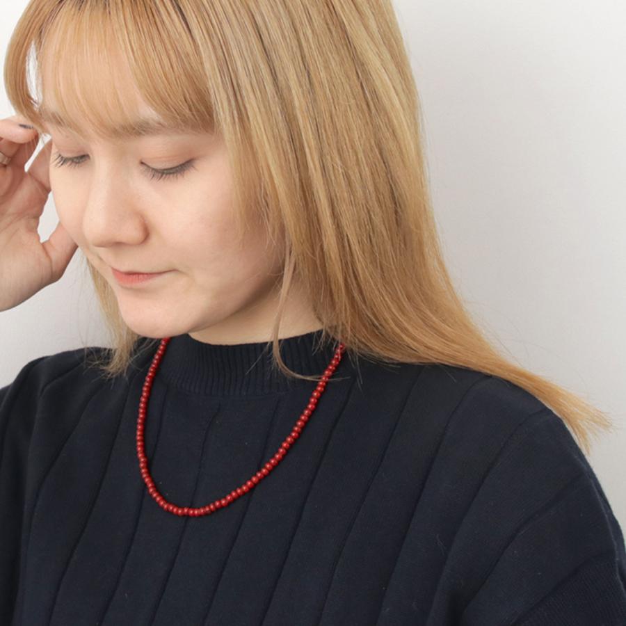 phaduA （パ・ドゥア） ホワイト ハート アンティーク グラス ビーズ ネックレス / メンズ レディース ユニセックス | ROCOCO | 04