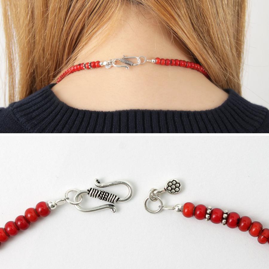 phaduA （パ・ドゥア） ホワイト ハート アンティーク グラス ビーズ ネックレス / メンズ レディース ユニセックス | ROCOCO | 07