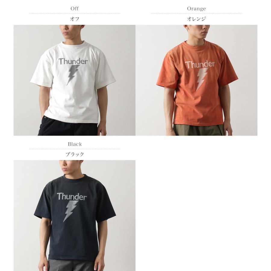 REMI RELIEF（レミ レリーフ） NEW加工丸胴天竺T(Thunder) / Tシャツ
