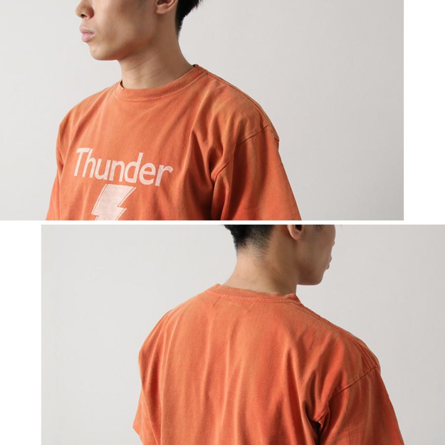 REMI RELIEF（レミ レリーフ） NEW加工丸胴天竺T(Thunder) / Tシャツ