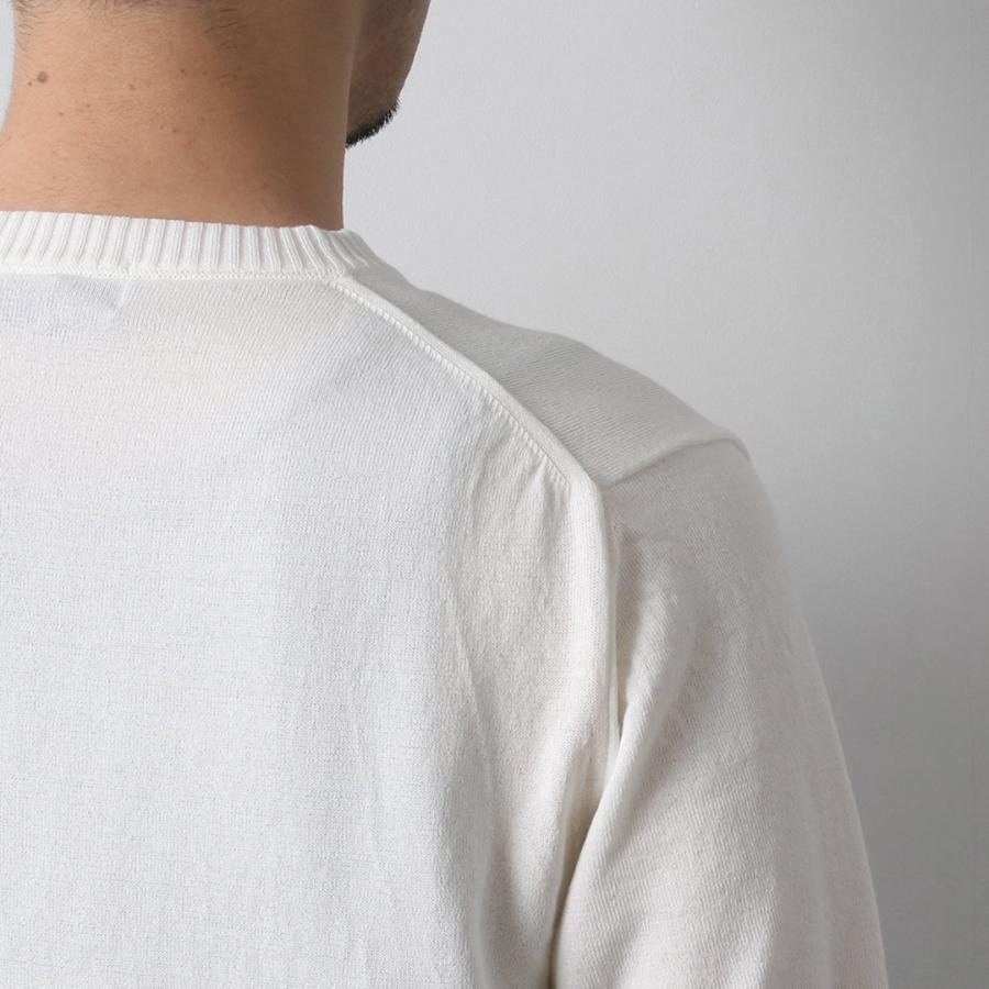 MOONCASTLE（ムーンキャッスル） アイスコットン クルーネック ニットTシャツ 2025年モデル / 半袖 サマーニット メンズ 日本製 接触冷感 | MOONCASTLE | 19