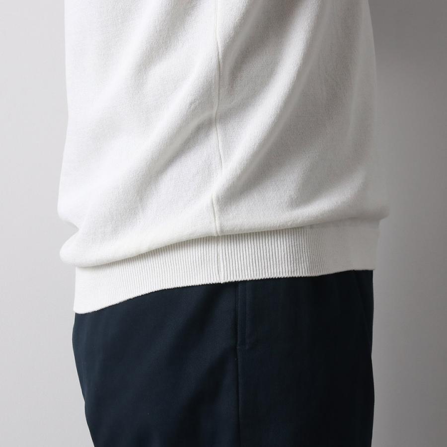 MOONCASTLE（ムーンキャッスル） アイスコットン クルーネック ニットTシャツ 2025年モデル / 半袖 サマーニット メンズ 日本製 接触冷感 | MOONCASTLE | 21