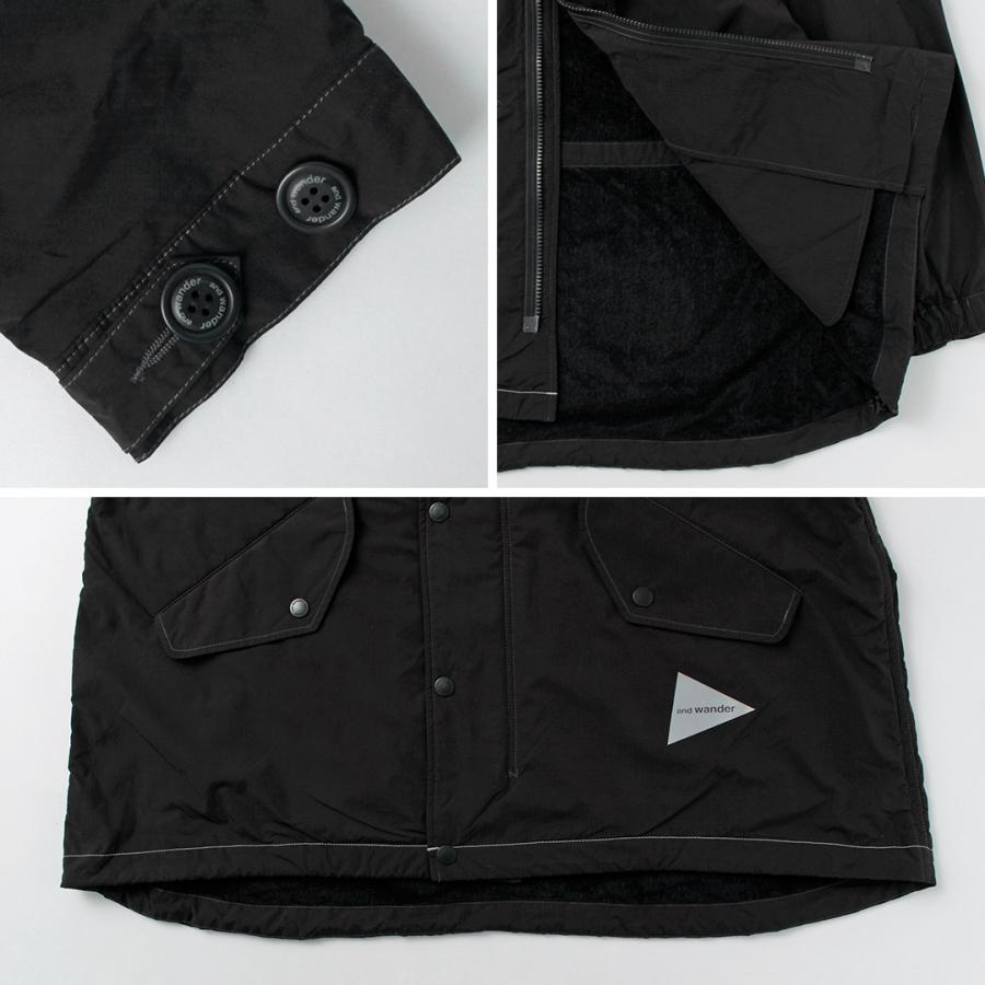 AND WANDER（アンドワンダー） フィッシュテール オクタ コート / メンズ アウター 撥水 フード アウトドア fishtail Octa coat | and wander | 22