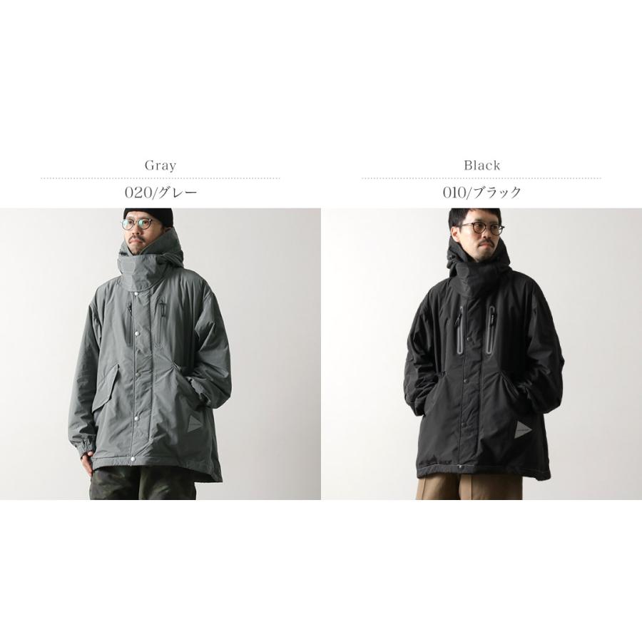 AND WANDER（アンドワンダー） フィッシュテール オクタ コート / メンズ アウター 撥水 フード アウトドア fishtail Octa coat | and wander | 04