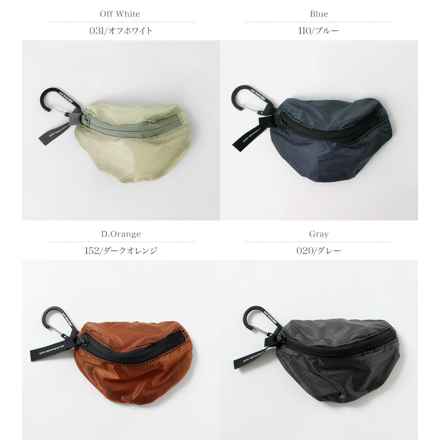 AND WANDER（アンドワンダー） シル ミニポーチ / 小物入れ ケース バッグパック 追加ガジェット アウトドア カラビナ | and wander | 06