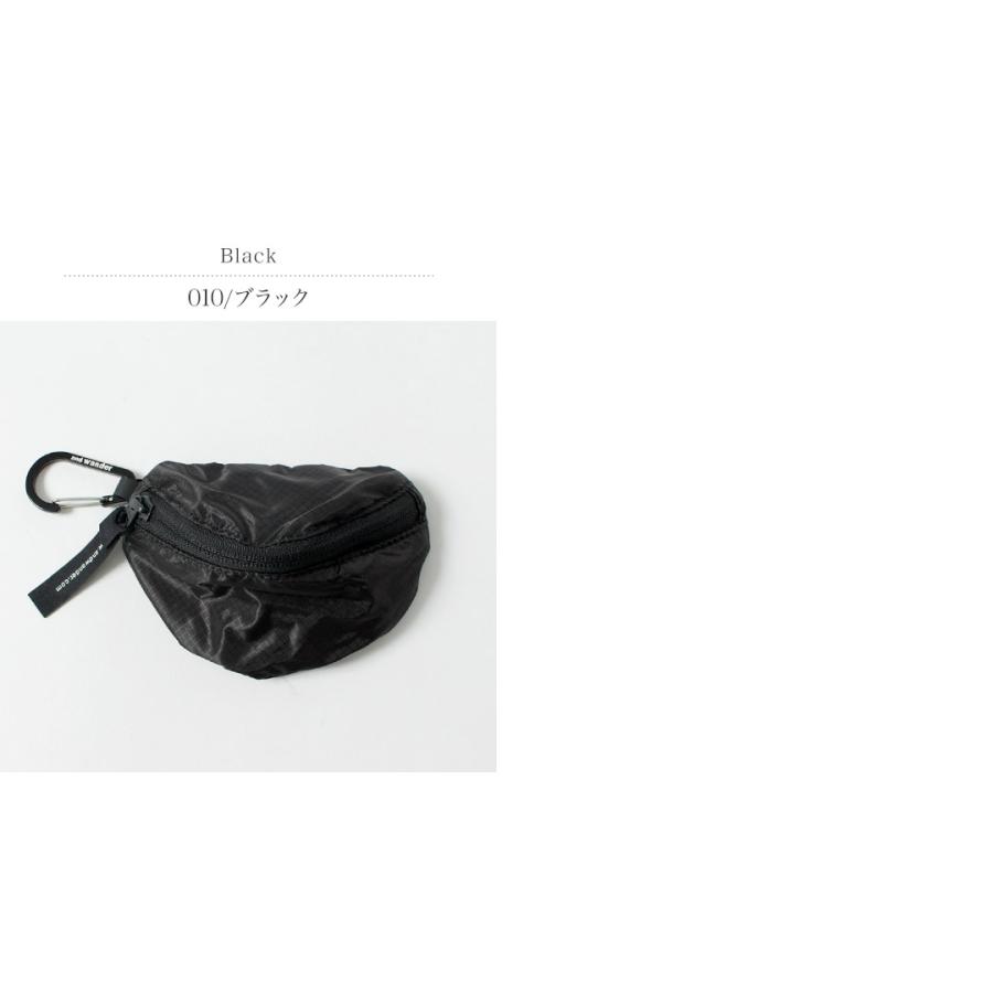 AND WANDER（アンドワンダー） シル ミニポーチ / 小物入れ ケース バッグパック 追加ガジェット アウトドア カラビナ | and wander | 07