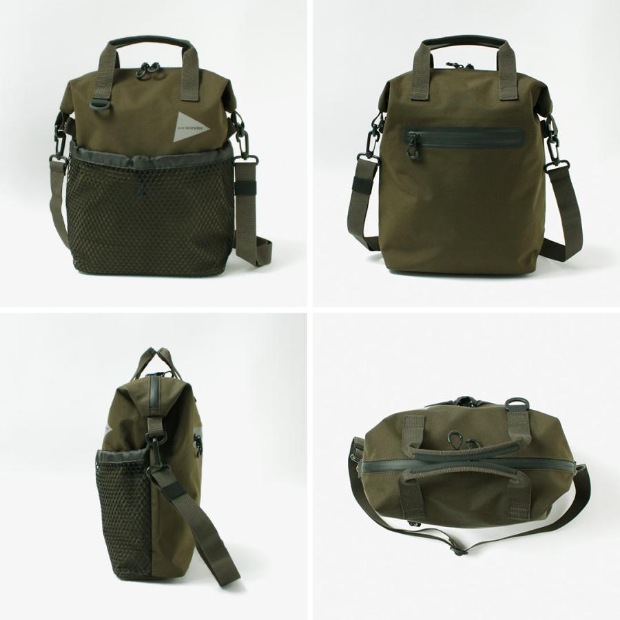AND WANDER（アンドワンダー） PE/CO 2way バッグ / ショルダー ハンドバッグ 鞄 防水 2WAY A4 レジャー アウトドア | and wander | 15