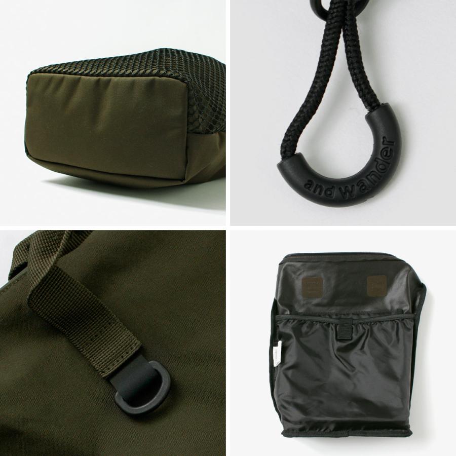 AND WANDER（アンドワンダー） PE/CO 2way バッグ / ショルダー ハンドバッグ 鞄 防水 2WAY A4 レジャー アウトドア | and wander | 16