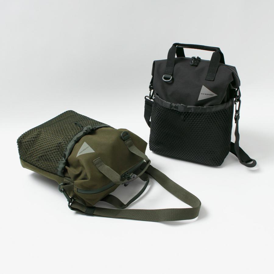 AND WANDER（アンドワンダー） PE/CO 2way バッグ / ショルダー ハンドバッグ 鞄 防水 2WAY A4 レジャー アウトドア | and wander | 04
