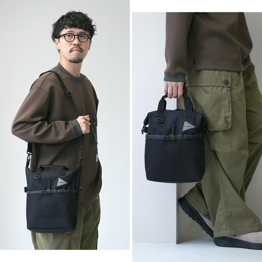 AND WANDER（アンドワンダー） PE/CO 2way バッグ / ショルダー ハンドバッグ 鞄 防水 2WAY A4 レジャー アウトドア | and wander | 06
