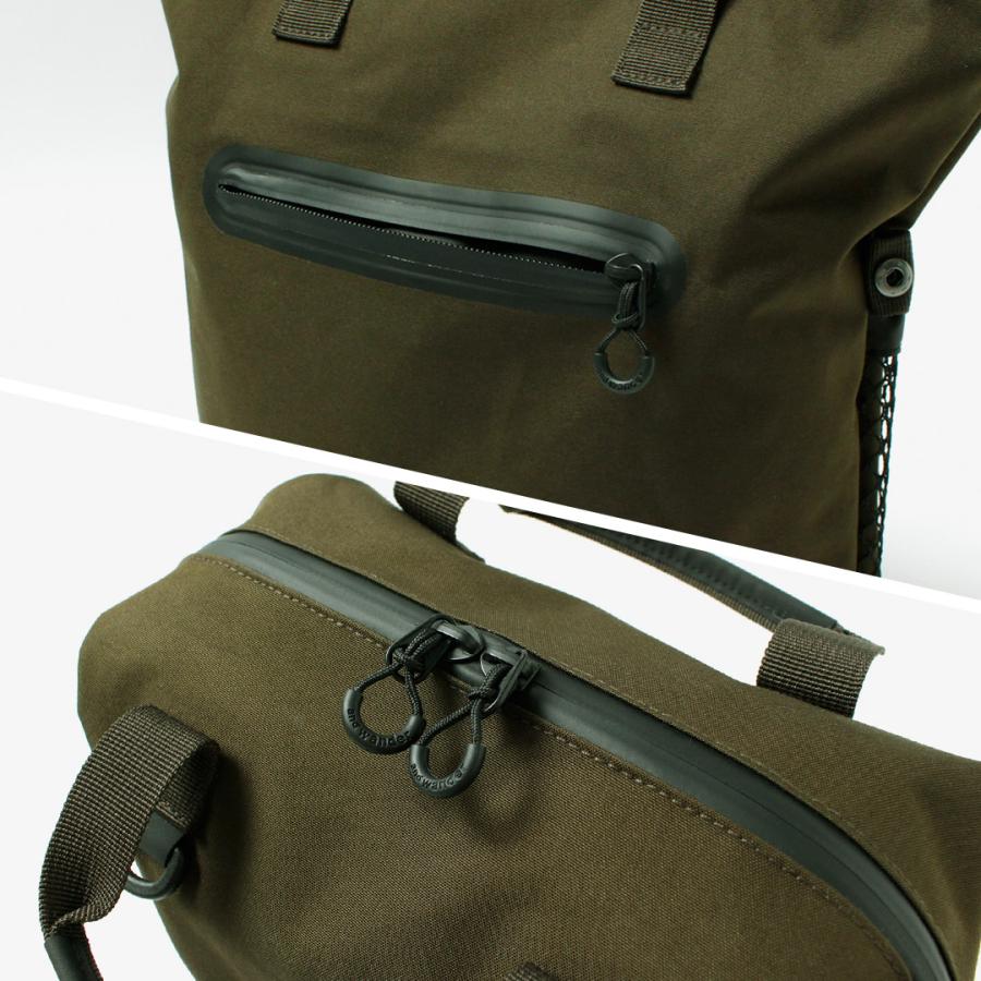AND WANDER（アンドワンダー） PE/CO 2way バッグ / ショルダー ハンドバッグ 鞄 防水 2WAY A4 レジャー アウトドア | and wander | 11