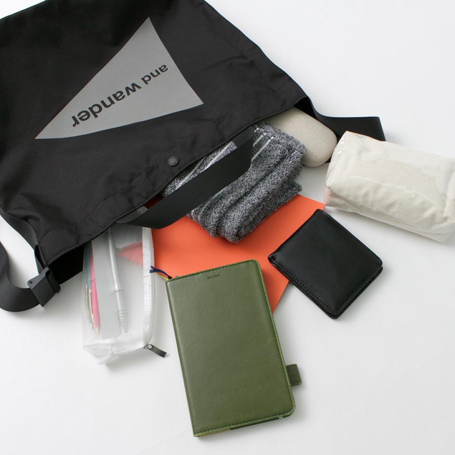 AND WANDER（アンドワンダー） リサイクルオックス トートバッグ / 2WAY 大容量 撥水 ショルダーバッグ 斜めがけ アウトドア | and wander | 08