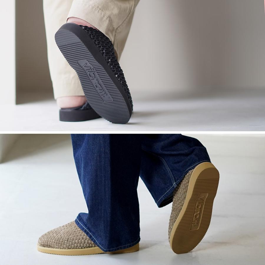 MOLLE SHOES（モールシューズ） ウーブン レザークロッグ / メンズ レザーサンダル シューズ 牛革 本革 | molle shoes | 12