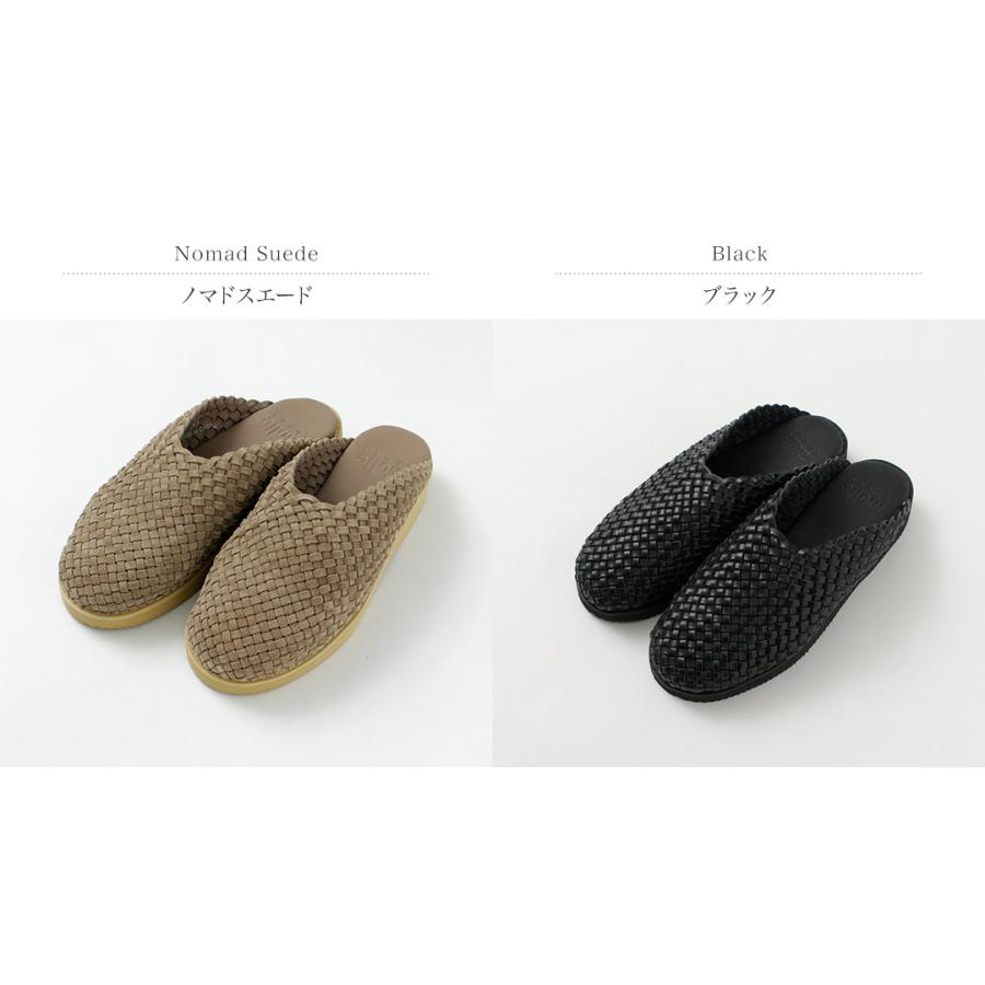 MOLLE SHOES（モールシューズ） ウーブン レザークロッグ / メンズ レザーサンダル シューズ 牛革 本革 | molle shoes | 03