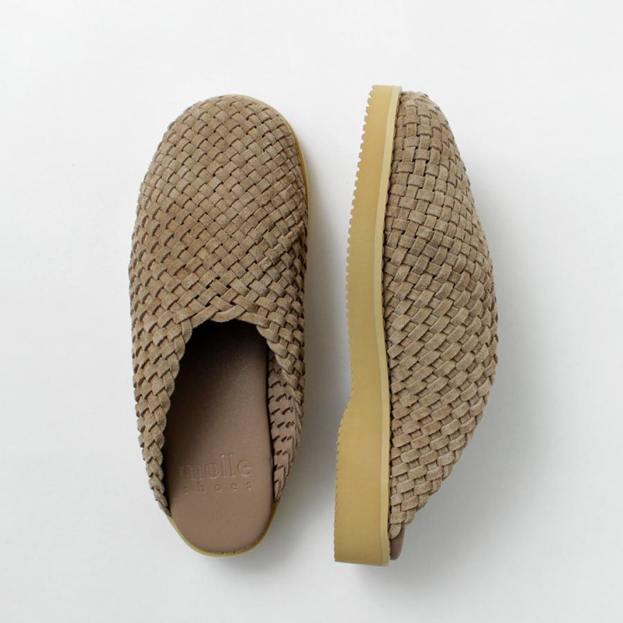 MOLLE SHOES（モールシューズ） ウーブン レザークロッグ / メンズ レザーサンダル シューズ 牛革 本革 | molle shoes | 04