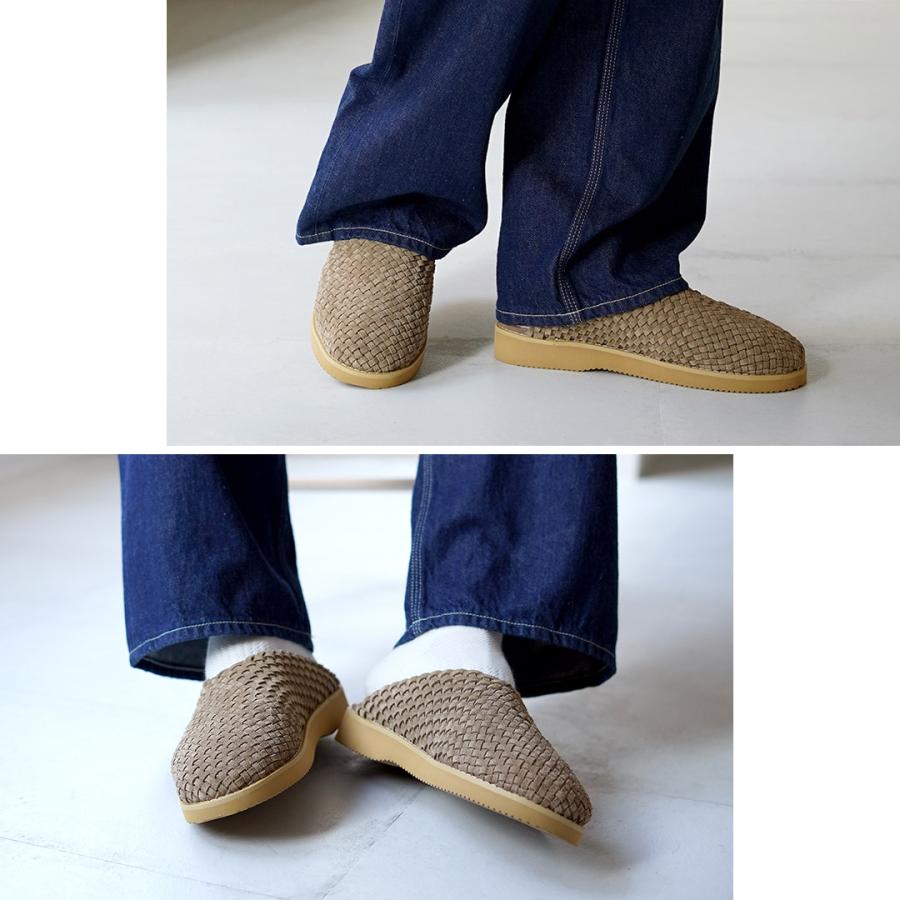 MOLLE SHOES（モールシューズ） ウーブン レザークロッグ / メンズ レザーサンダル シューズ 牛革 本革 | molle shoes | 05