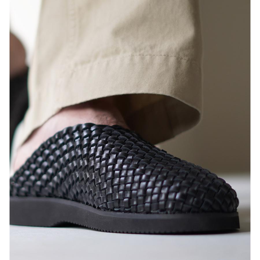 MOLLE SHOES（モールシューズ） ウーブン レザークロッグ / メンズ レザーサンダル シューズ 牛革 本革 | molle shoes | 07