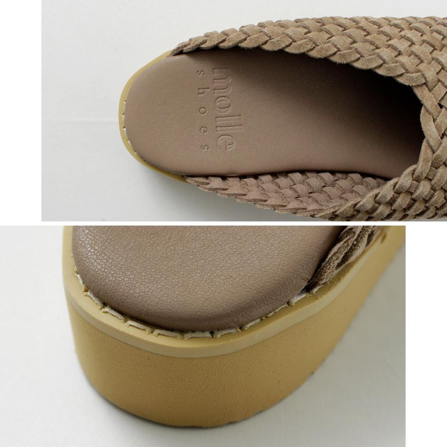 MOLLE SHOES（モールシューズ） ウーブン レザークロッグ / メンズ レザーサンダル シューズ 牛革 本革 | molle shoes | 10