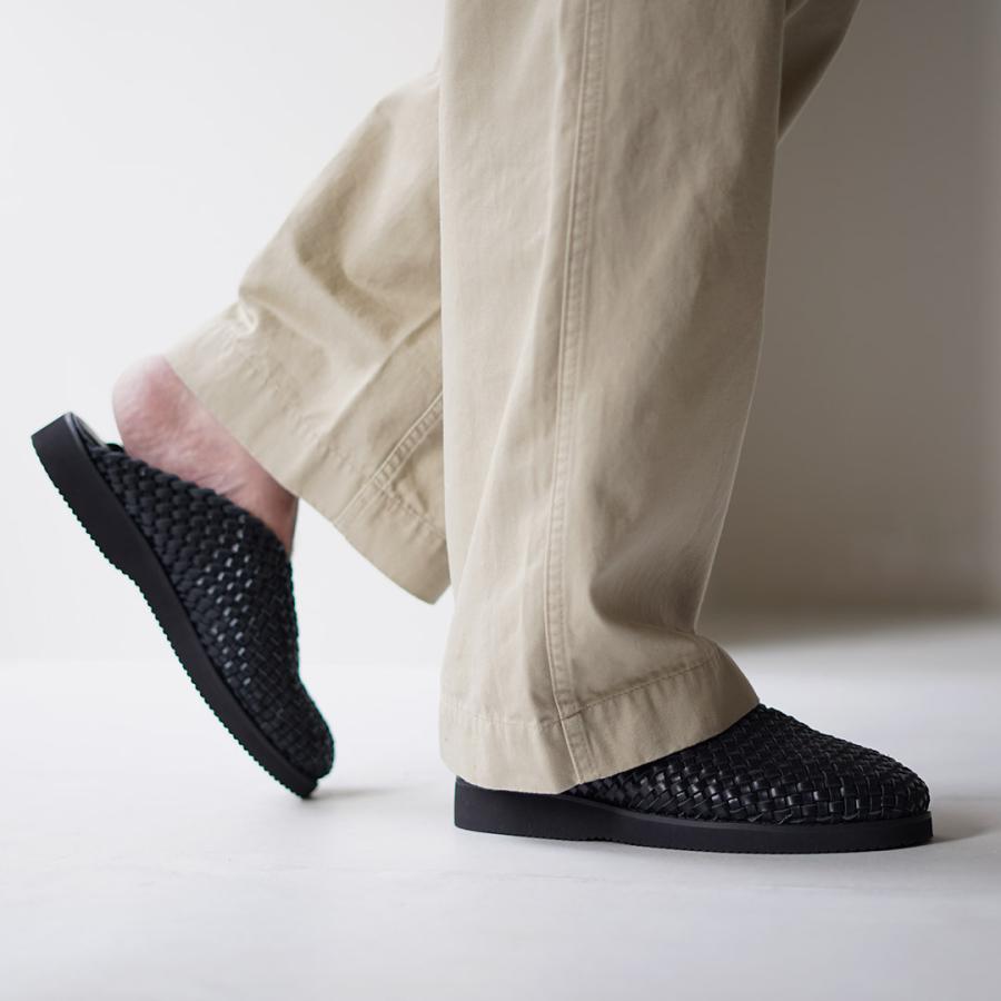 MOLLE SHOES（モールシューズ） ウーブン レザークロッグ / メンズ レザーサンダル シューズ 牛革 本革 | molle shoes | 11