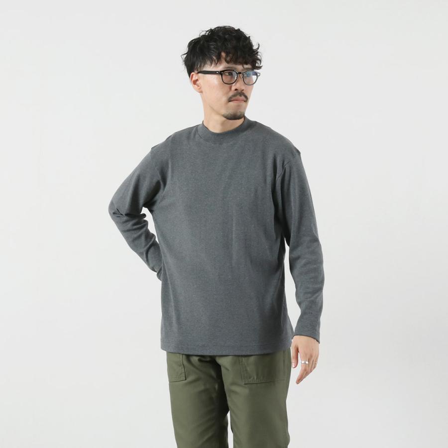 GICIPI(ジチピ） デルフィーノ クルーネック ベーシックフィット ロングスリーブ カットソー / Tシャツ 長袖 無地 モックネック | gicipi | 14