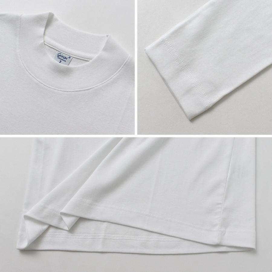GICIPI(ジチピ） デルフィーノ クルーネック ベーシックフィット ロングスリーブ カットソー / Tシャツ 長袖 無地 モックネック | gicipi | 16