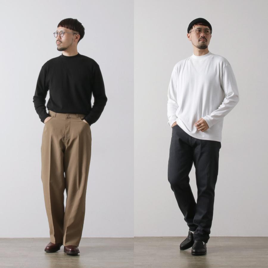 GICIPI(ジチピ） デルフィーノ クルーネック ベーシックフィット ロングスリーブ カットソー / Tシャツ 長袖 無地 モックネック | gicipi | 07