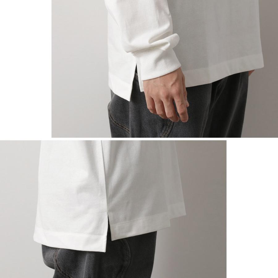 NANGA（ナンガ） エコハイブリッド ボックスロゴ エンブロイダリー ロングスリーブTシャツ / メンズ 長袖 ロンT | NANGA | 14