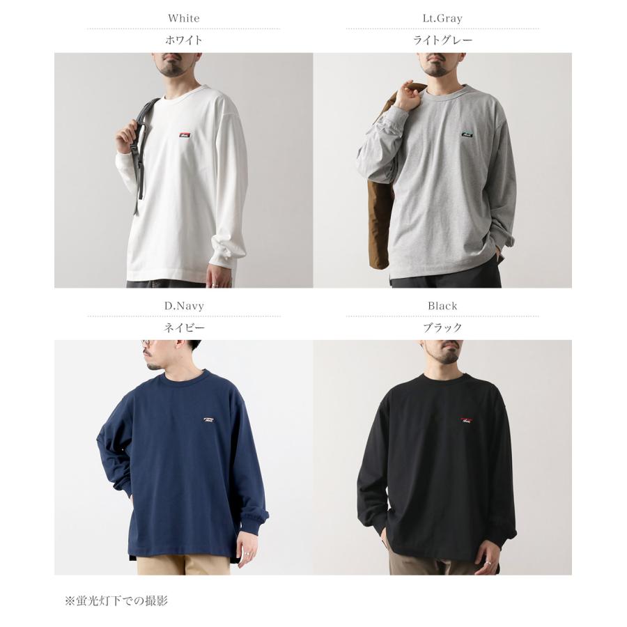 NANGA（ナンガ） エコハイブリッド ボックスロゴ エンブロイダリー ロングスリーブTシャツ / メンズ 長袖 ロンT | NANGA | 05