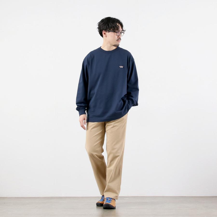 NANGA（ナンガ） エコハイブリッド ボックスロゴ エンブロイダリー ロングスリーブTシャツ / メンズ 長袖 ロンT | NANGA | 08