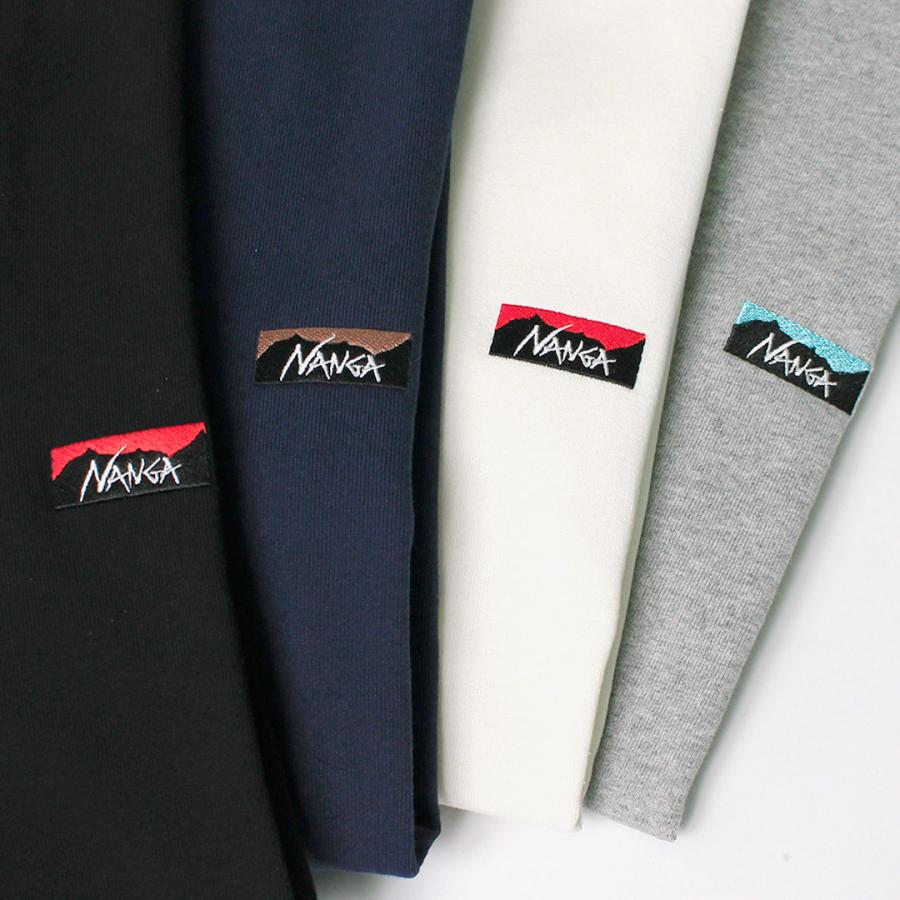 NANGA（ナンガ） エコハイブリッド ボックスロゴ エンブロイダリー ロングスリーブTシャツ / メンズ 長袖 ロンT | NANGA | 13