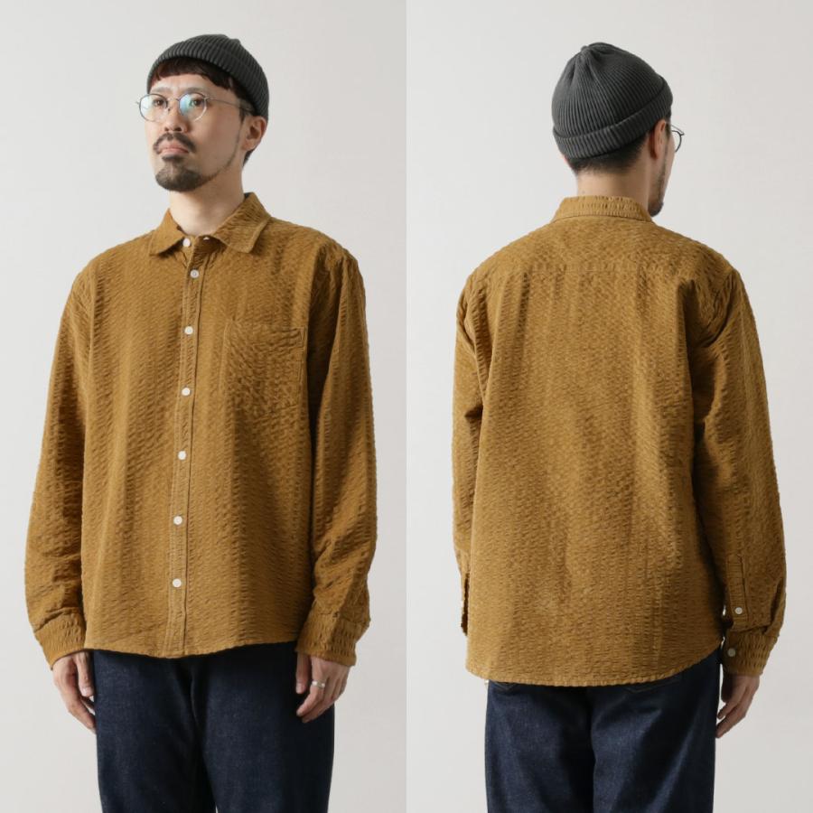 WAX LONDON（ワックスロンドン） シェリーシャツ シアサッカー コード / メンズ トップス コーデュロイ 綿 | WAX LONDON | 12