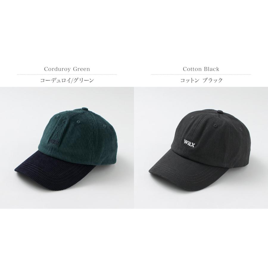 WAX LONDON（ワックスロンドン） スポーツキャップ / 帽子 ボールキャップ コーデュロイ コットン ロゴ メンズ | WAX LONDON | 03