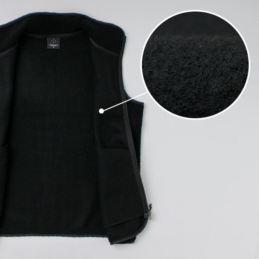 AXESQUIN（アクシーズクイン） ウールボア ベスト / メンズ スタンドカラー 透湿 吸汗 速乾 | AXESQUIN | 07