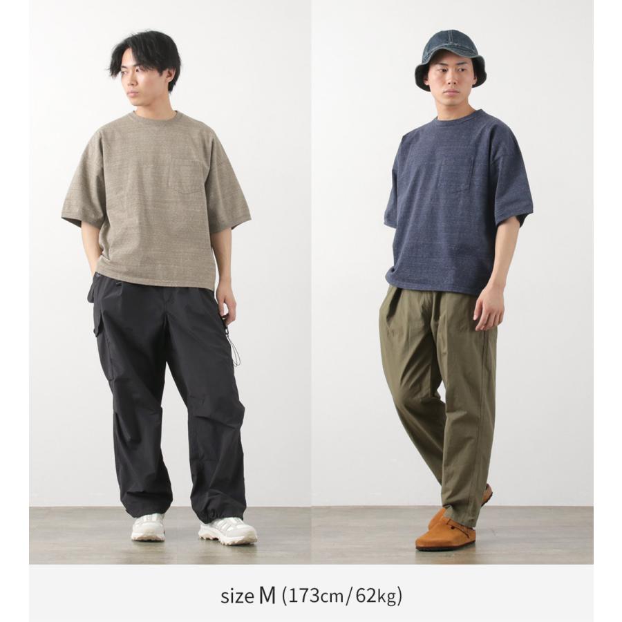 REMI RELIEF（レミ レリーフ） 別注 メランジ天竺 半袖 ポケットT