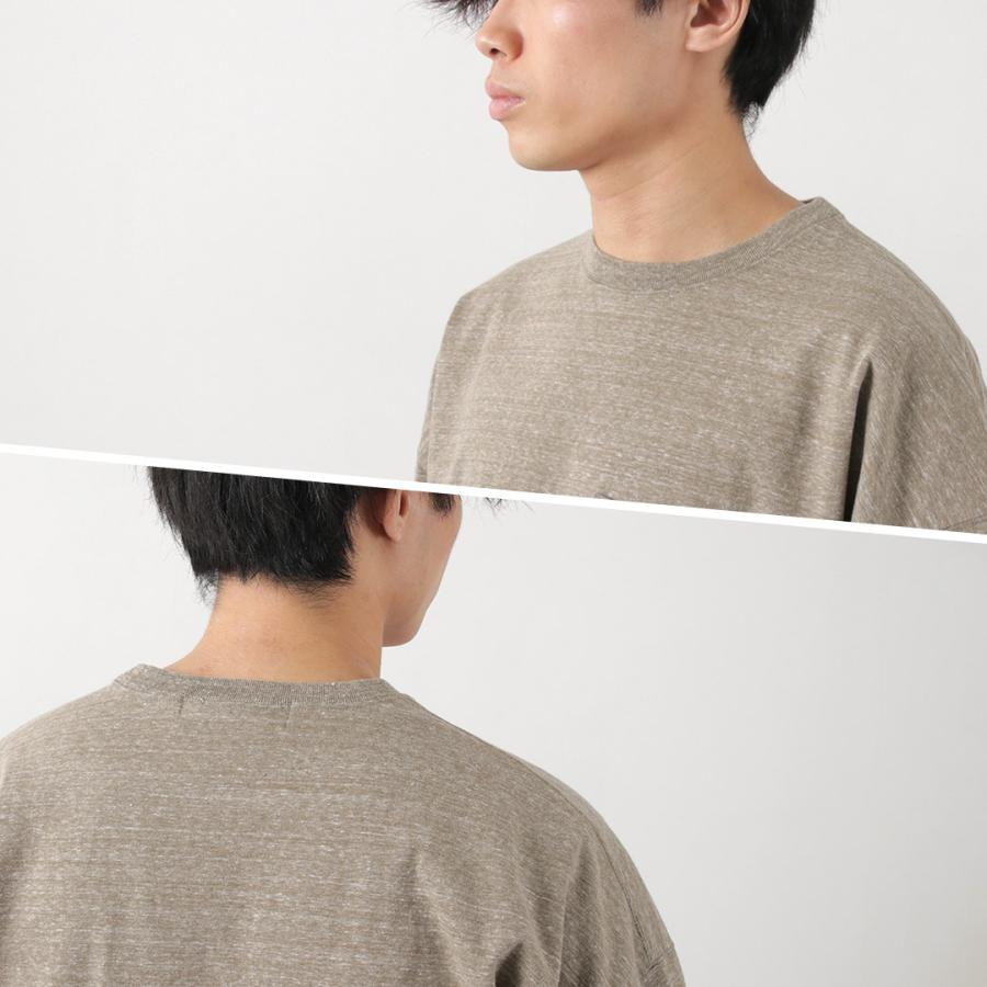 REMI RELIEF/レミレリーフ　ポケツキロンT REMI RELIEF（レミ レリーフ） 別注 メランジ天竺 半袖 ポケットT