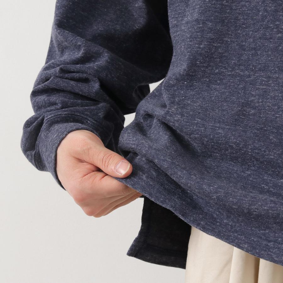 REMI RELIEF（レミレリーフ） 別注 メランジ天竺 ロングスリーブ ポケットTシャツ / 長袖 メンズ 大きめ 日本製 | REMI RELIEF | 10