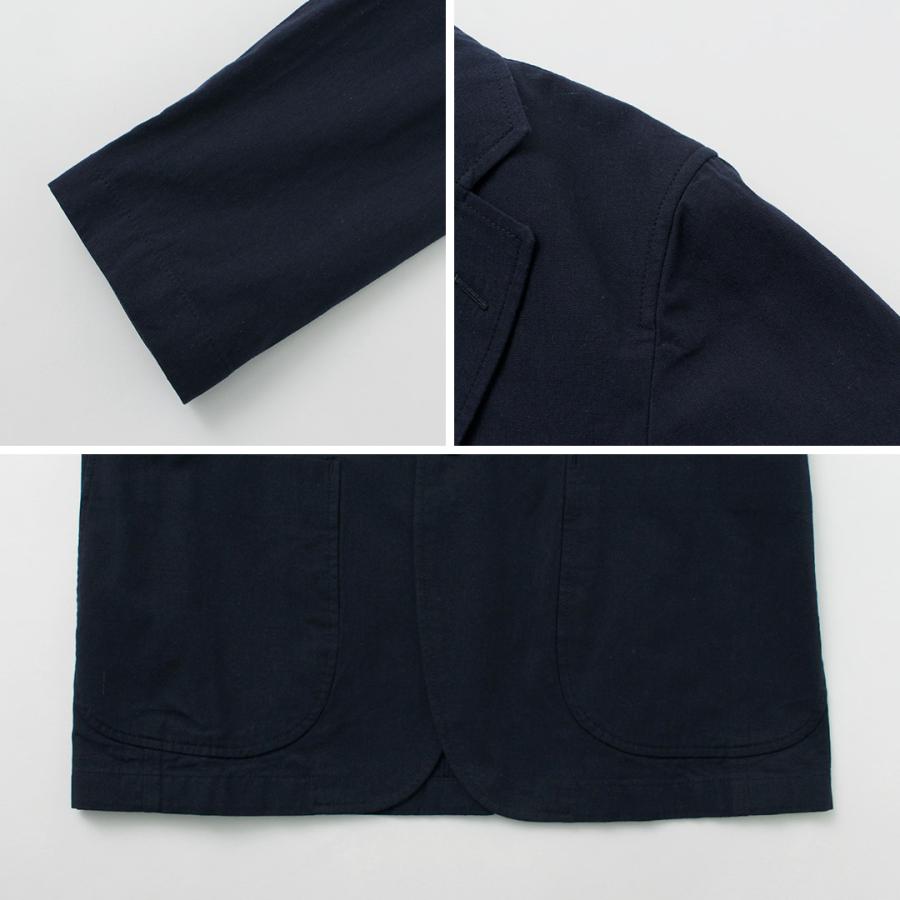 D.C.WHITE（ディーシーホワイト） コットンリネン サマー ブレザー / メンズ 麻 ジャケット シングル 紺ブレ 金ボタン 日本製 | D.C.WHITE | 15